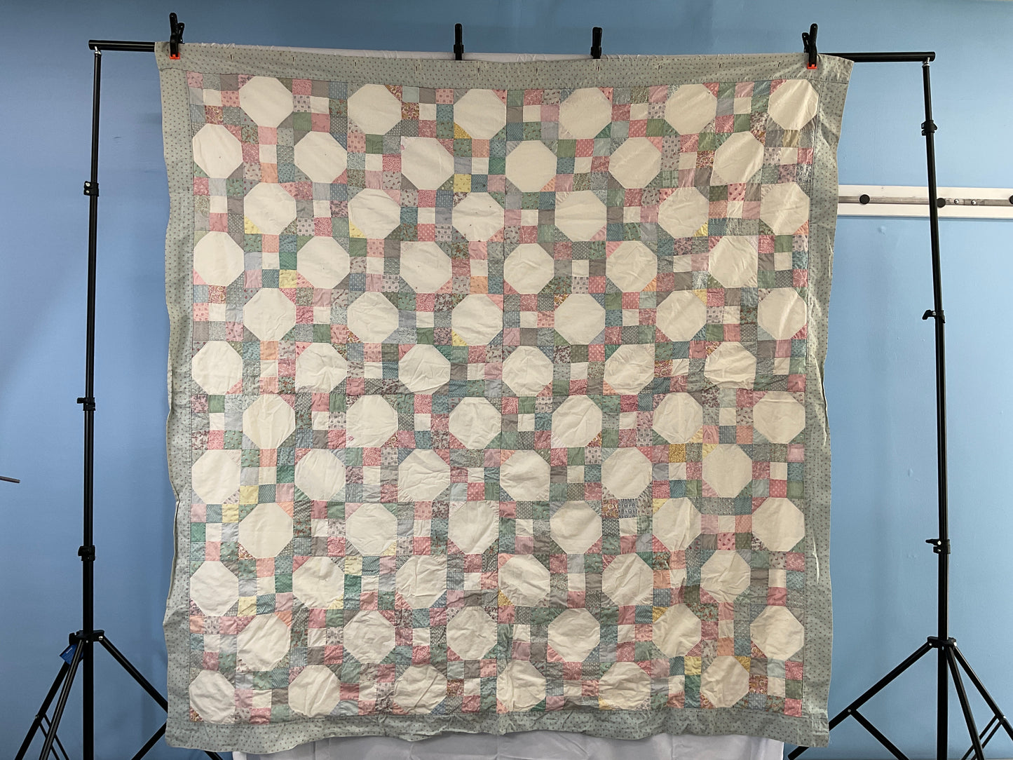 Snowball/ nine patch quilt from 1980