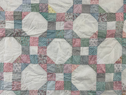 Snowball/ nine patch quilt from 1980