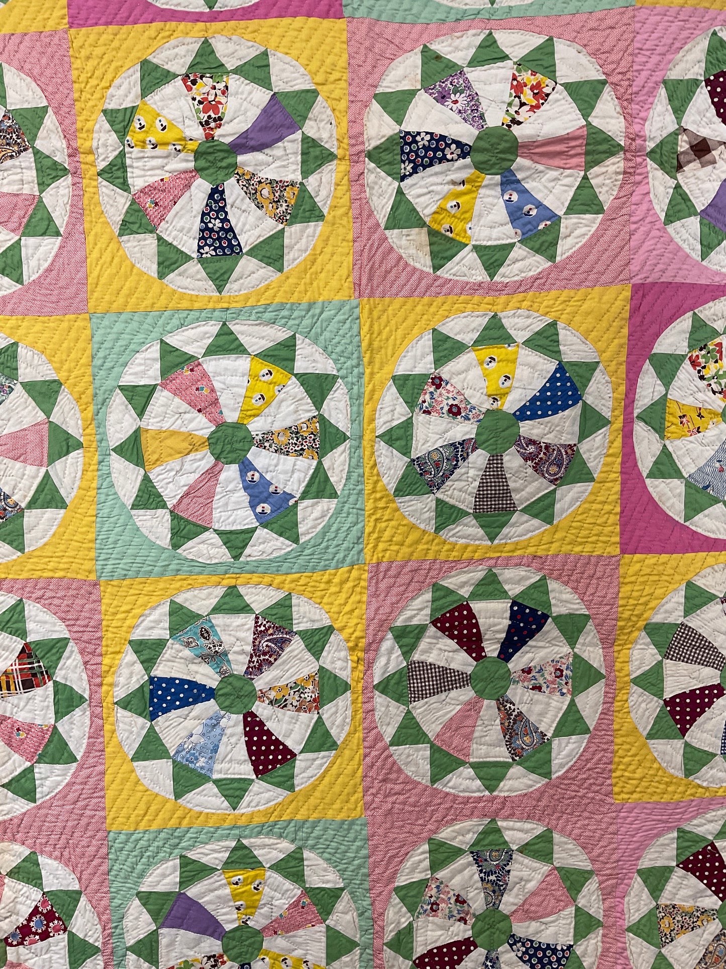 Circle quilt 1930s