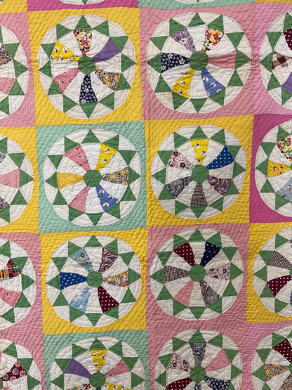 Circle quilt 1930s