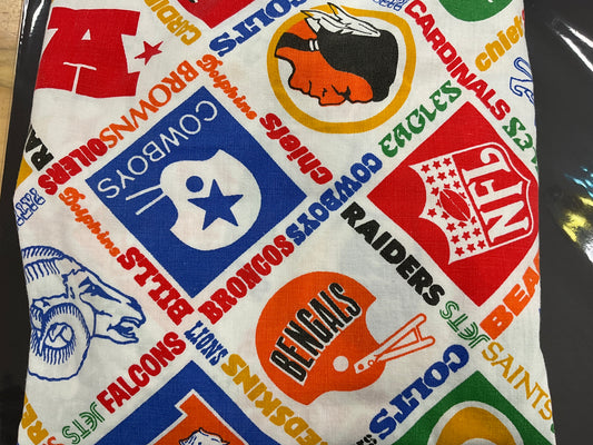 Vintage NFL Sheet