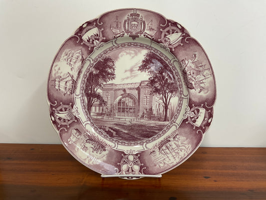 Wedgewood U.S. Naval Academy Plate-Mulberry