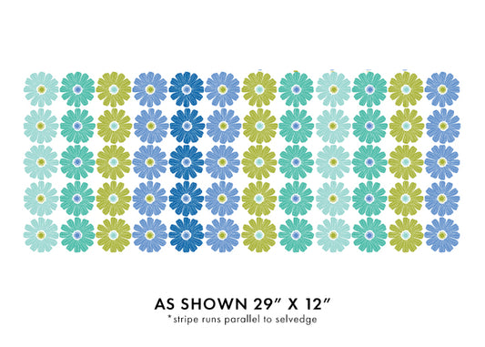 Daisy Ombre Stripe (Blue/Multi)