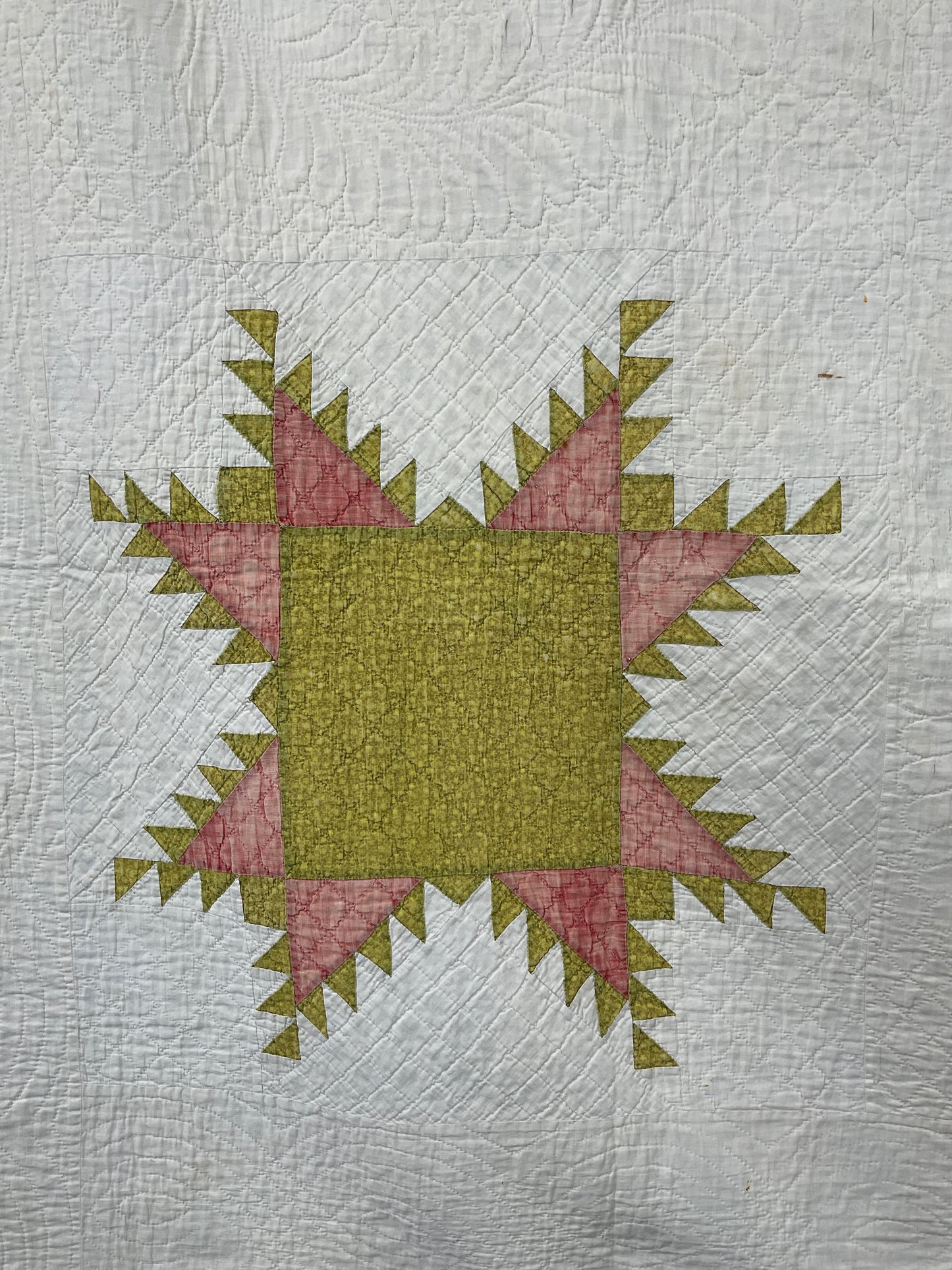 Antique Feathered Star Cutter Quilt