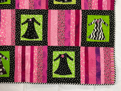 Pink dresses quilt