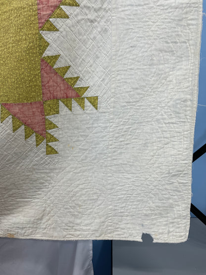 Antique Feathered Star Cutter Quilt