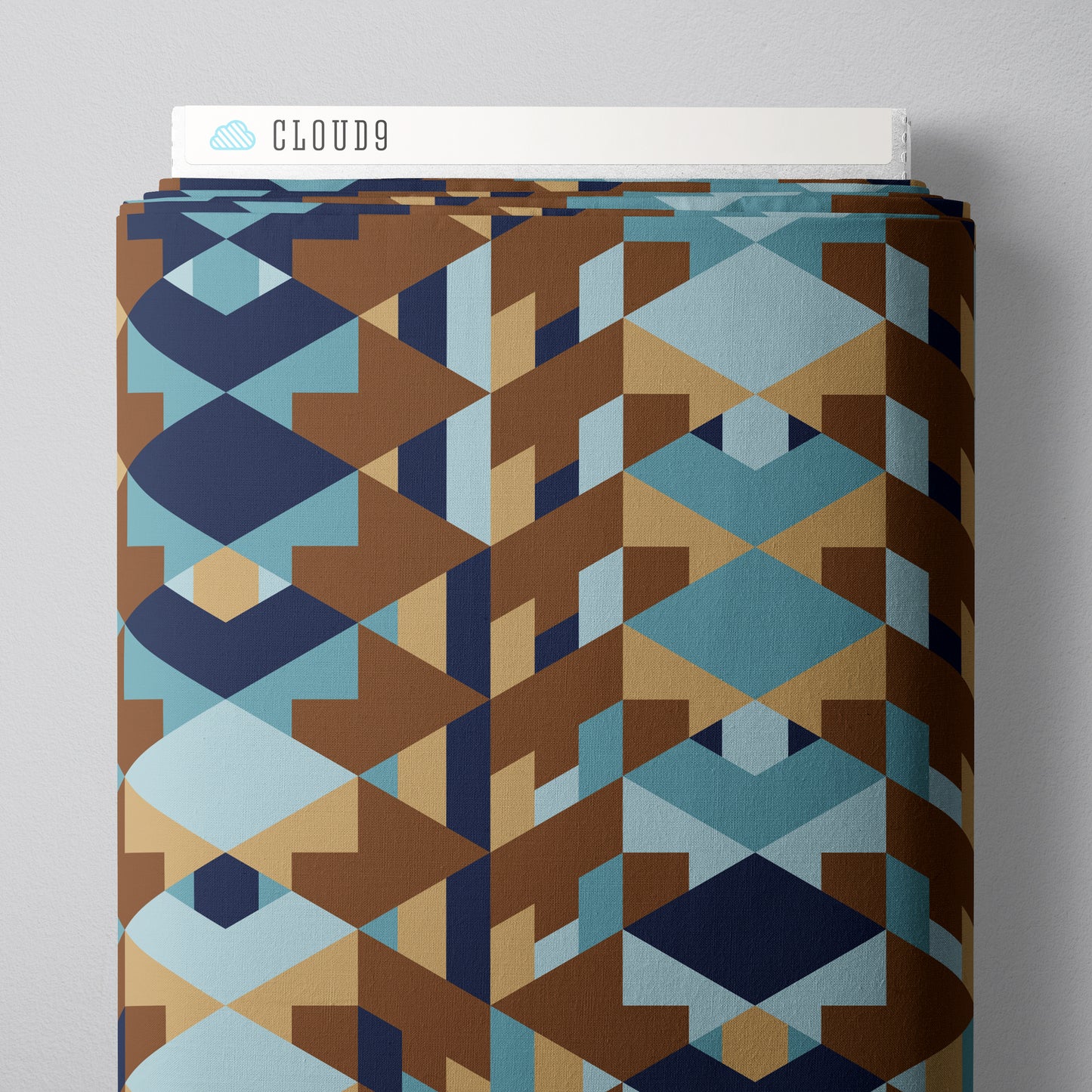 Embellish Rayon - Hollyhock - Blue-Brown