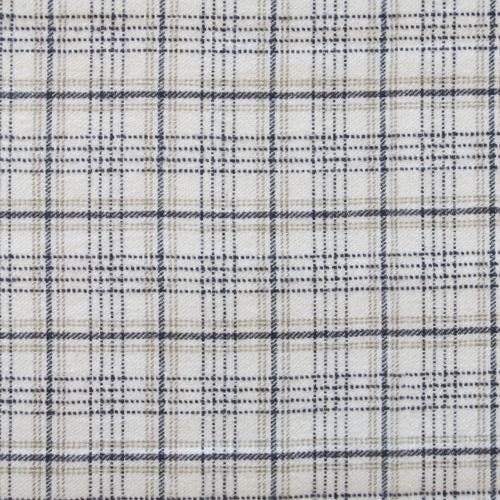 Crosshatch Plaid Oatmilk (Dobby)