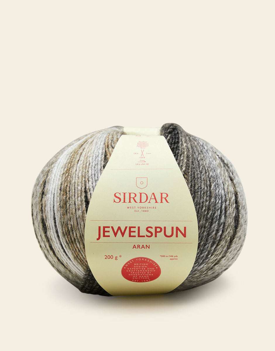 Jewelspun Aran Self Striping Yarn