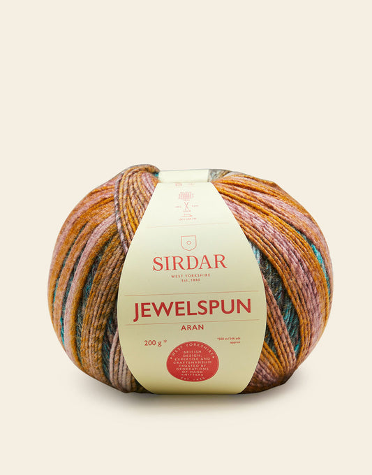 Jewelspun Aran Self Striping Yarn