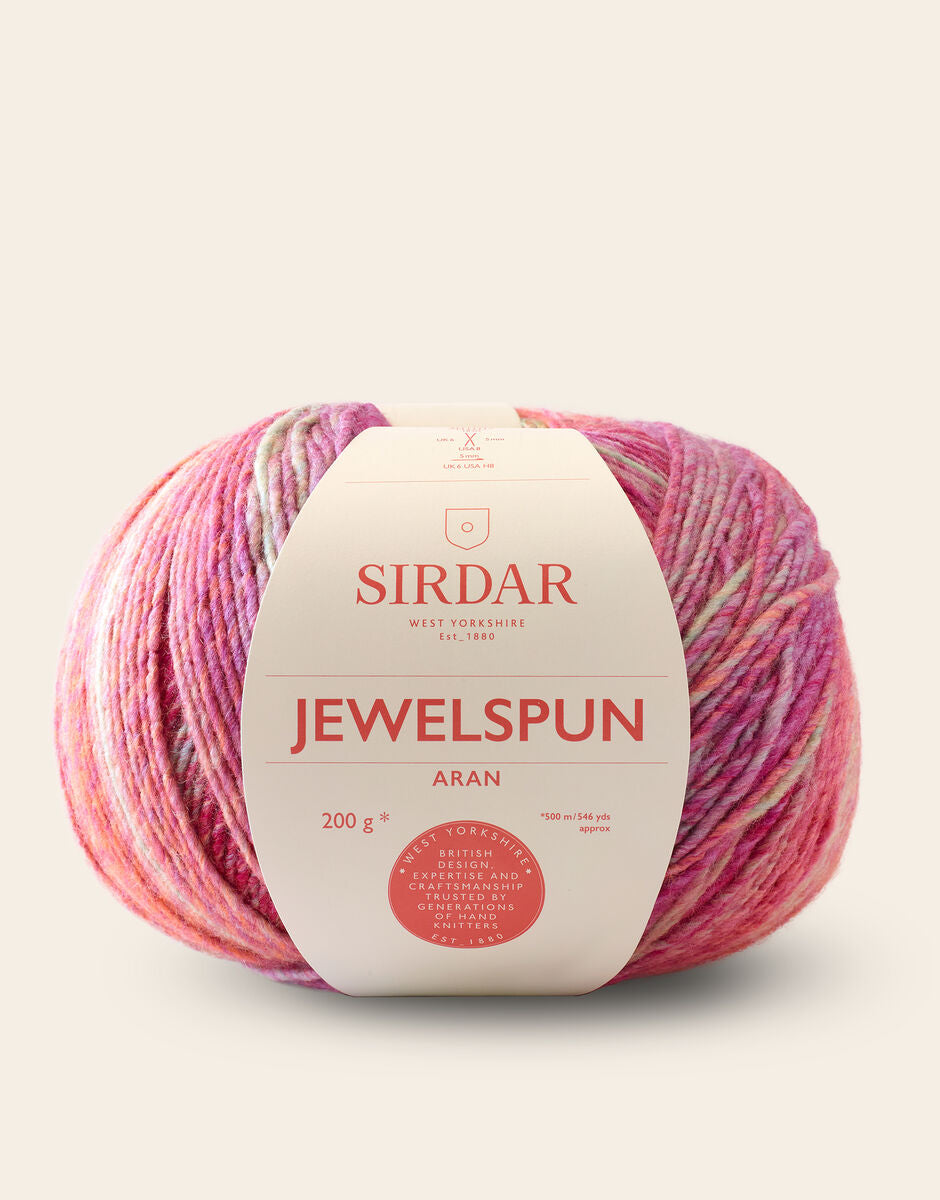 Jewelspun Aran Self Striping Yarn