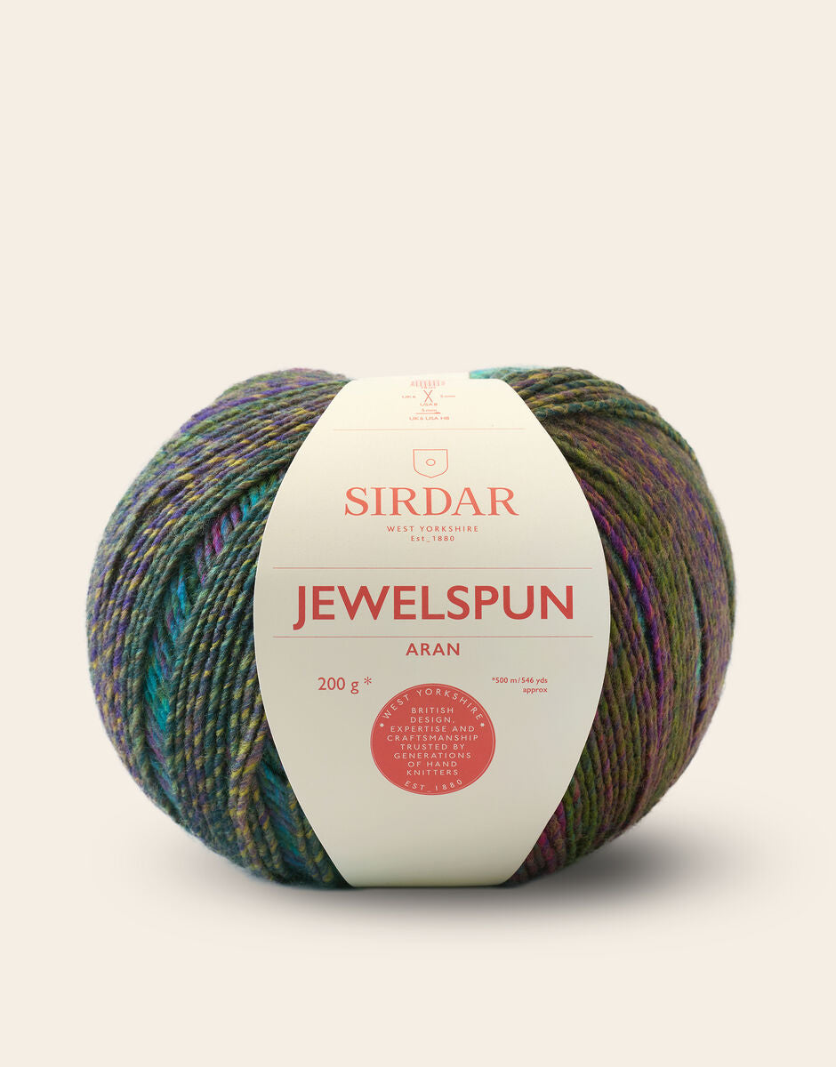 Jewelspun Aran Self Striping Yarn