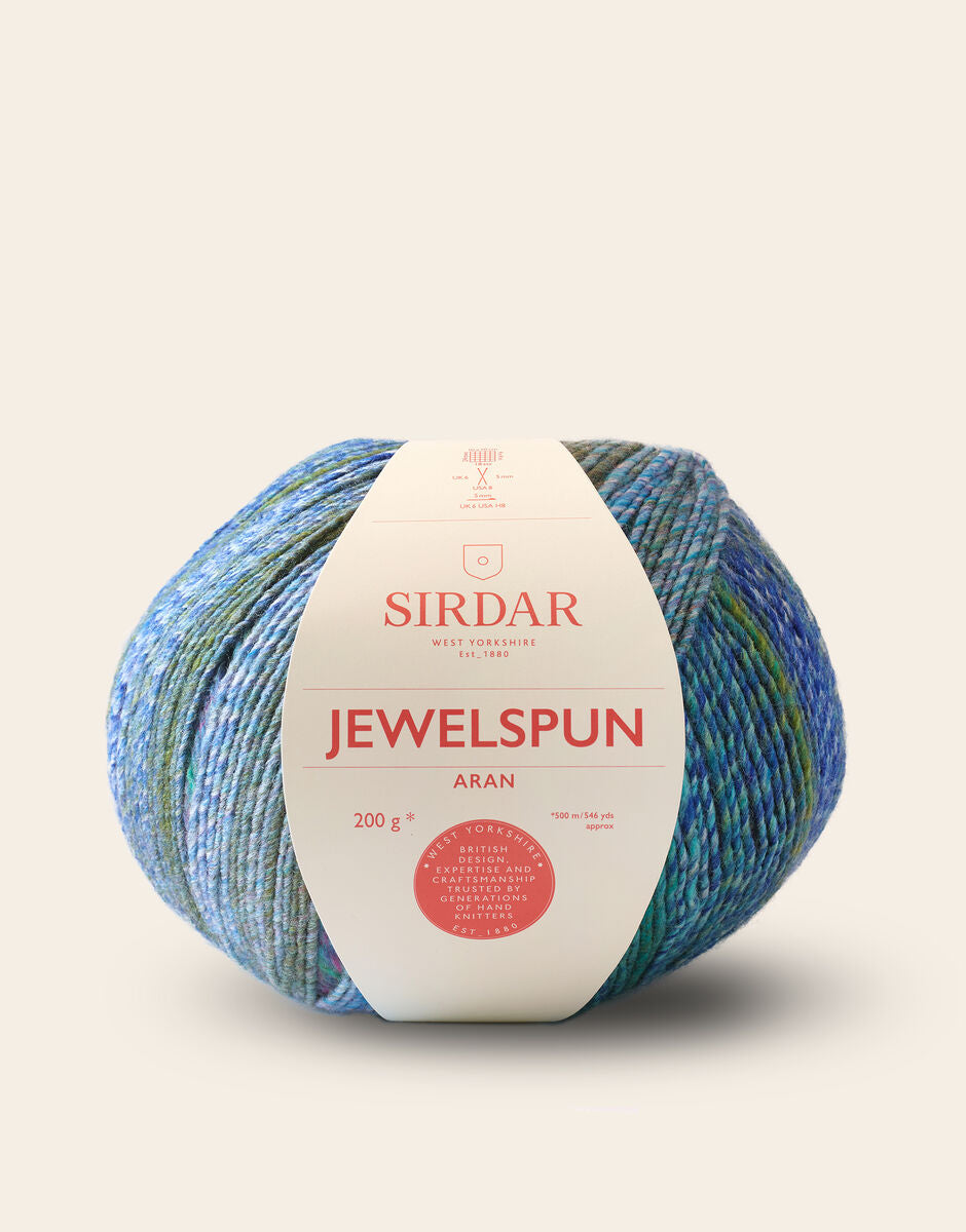 Jewelspun Aran Self Striping Yarn