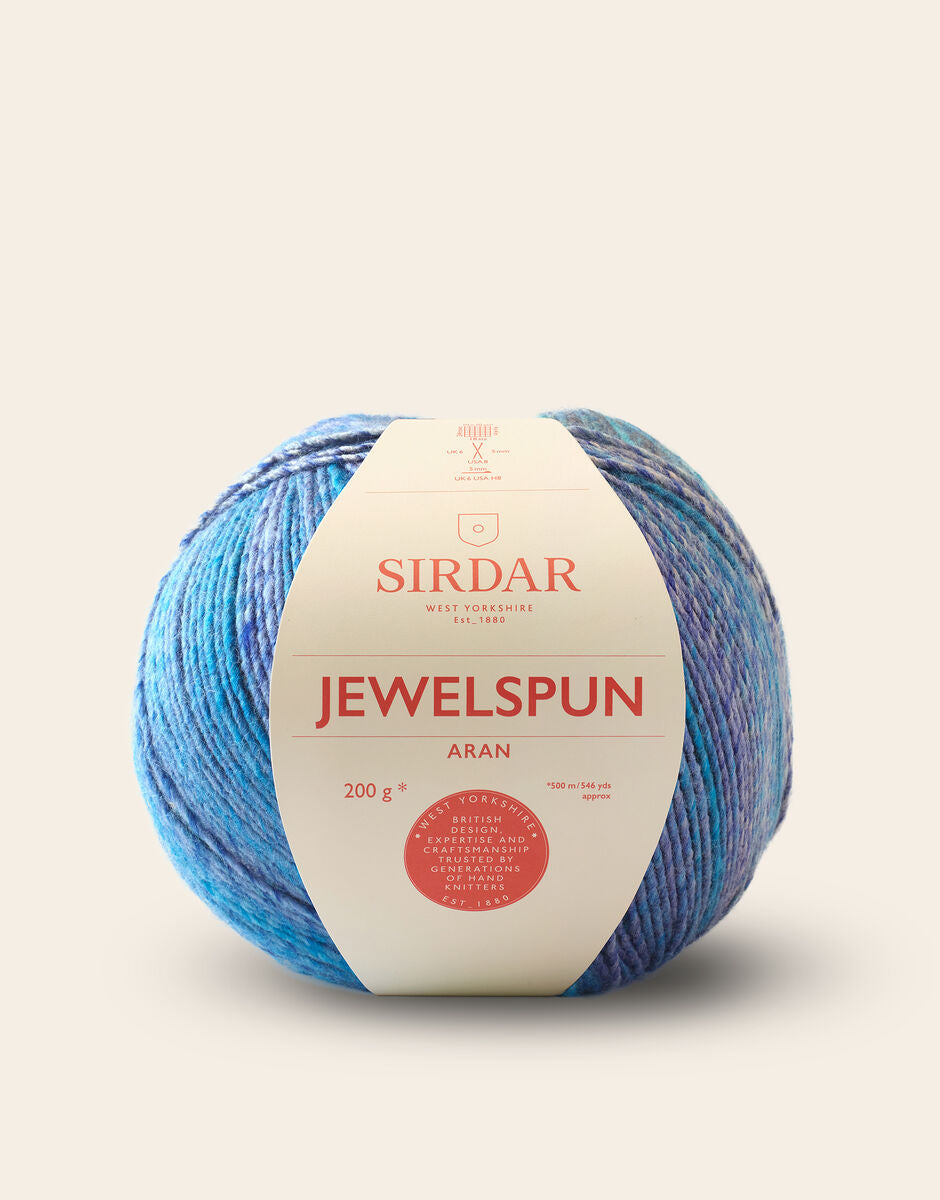Jewelspun Aran Self Striping Yarn