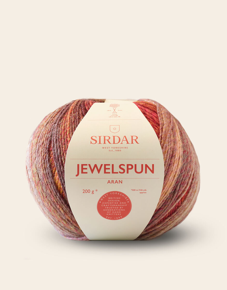 Jewelspun Aran Self Striping Yarn