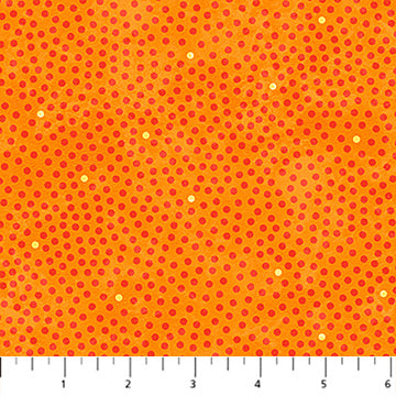 Hugs & Kisses - Flannel - Orange