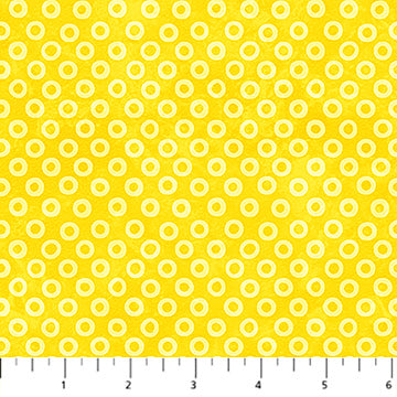 Hugs & Kisses - Flannel - Yellow