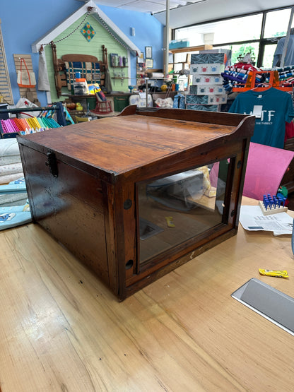Antique country store pie display case