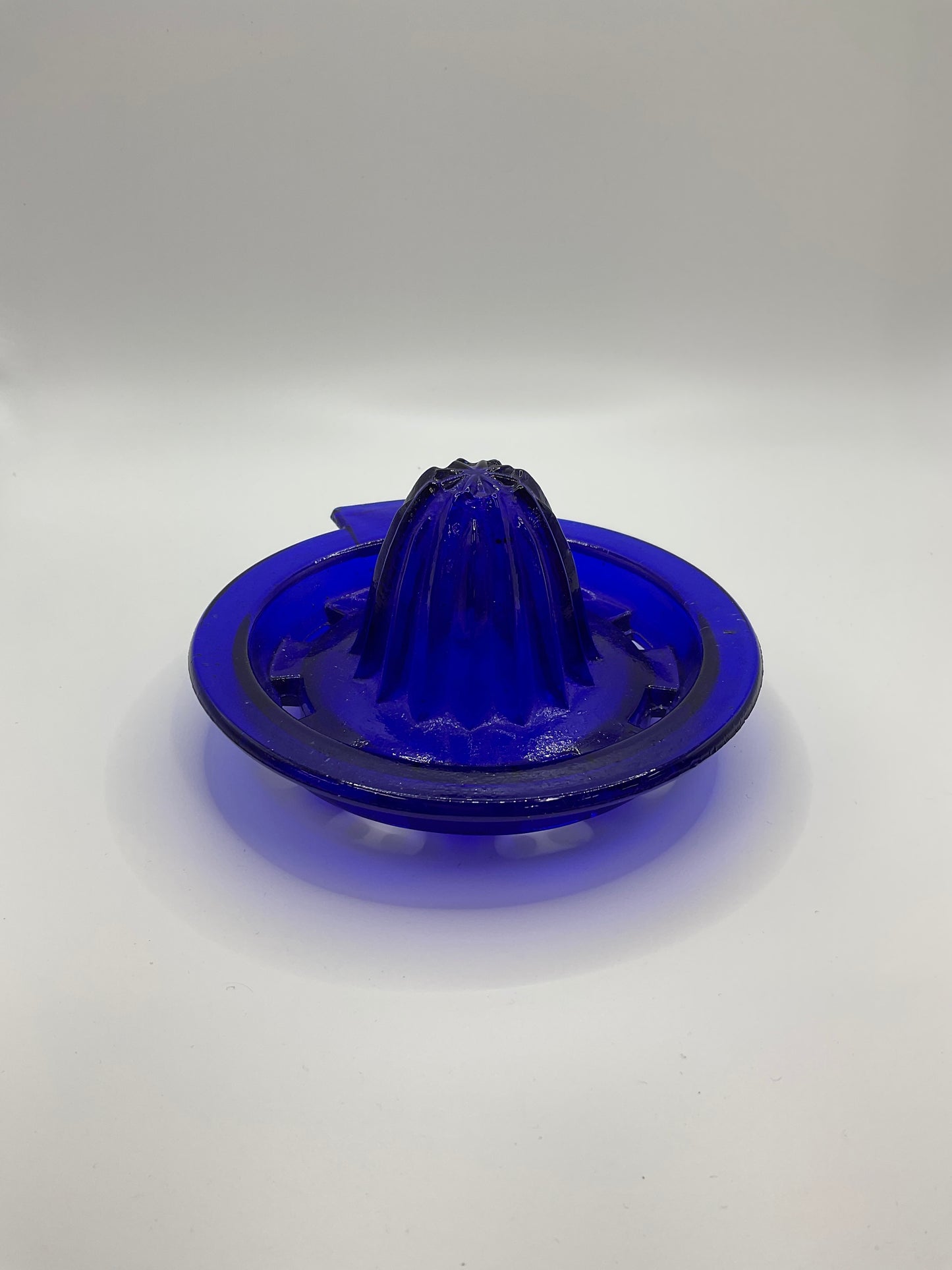 Vintage Cobalt Blue Hazel Atlas Juicer