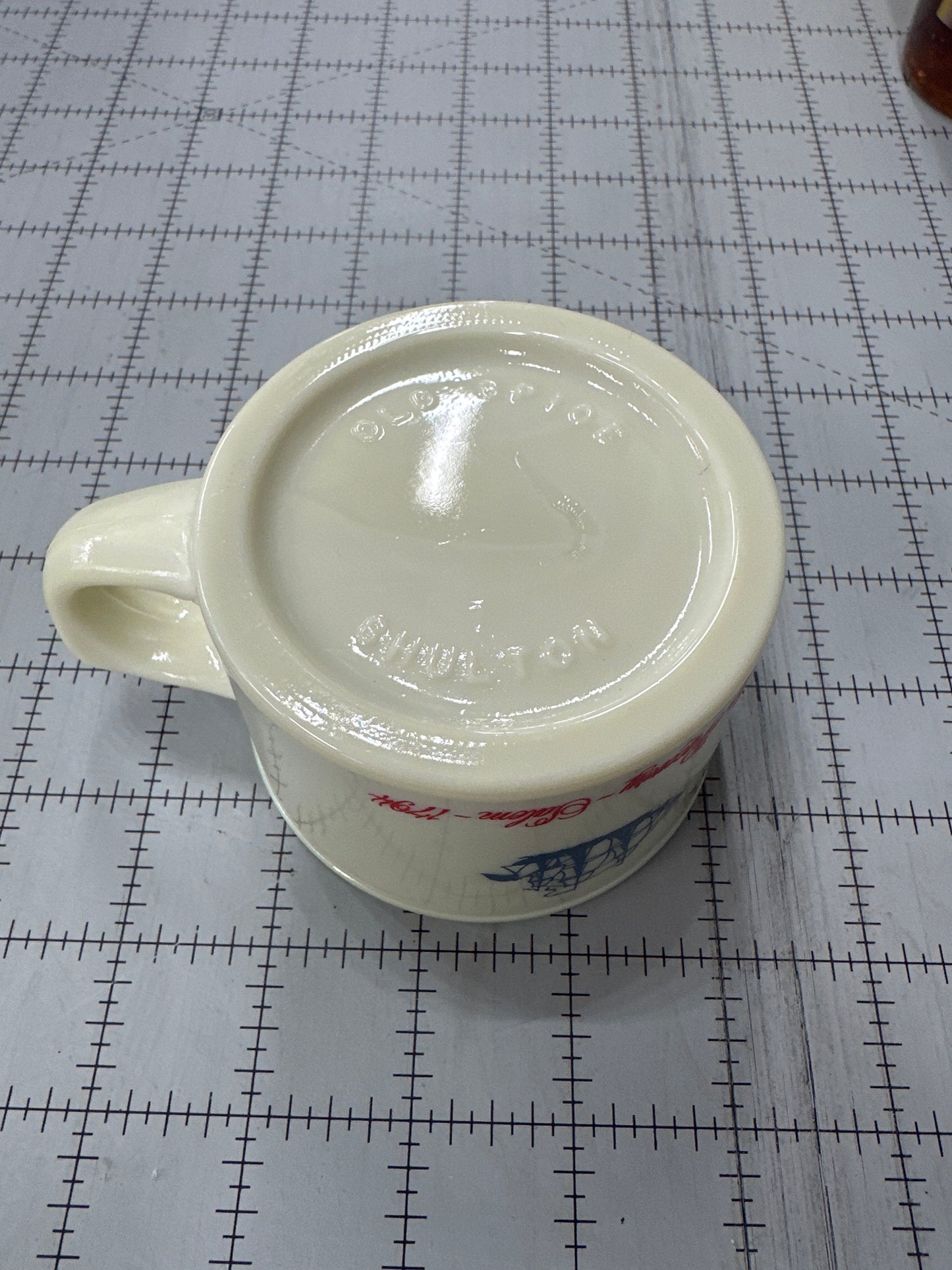 Old Spice shaving mug featuring the "Ship Recovery - Salem - 1794”