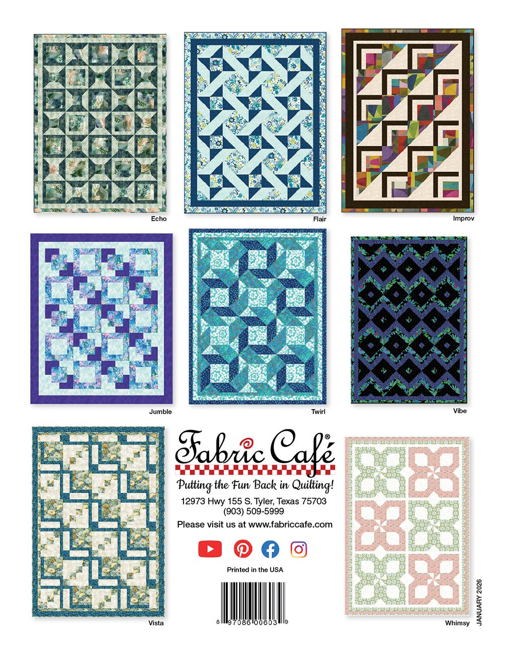 Fabric Cafe Make it Scrappy with 3-Yard Quilts