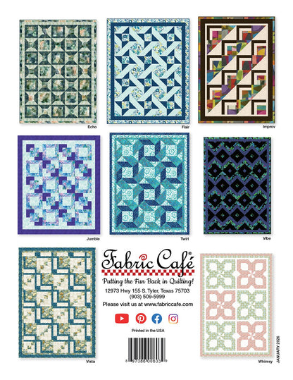 Fabric Cafe Make it Scrappy with 3-Yard Quilts