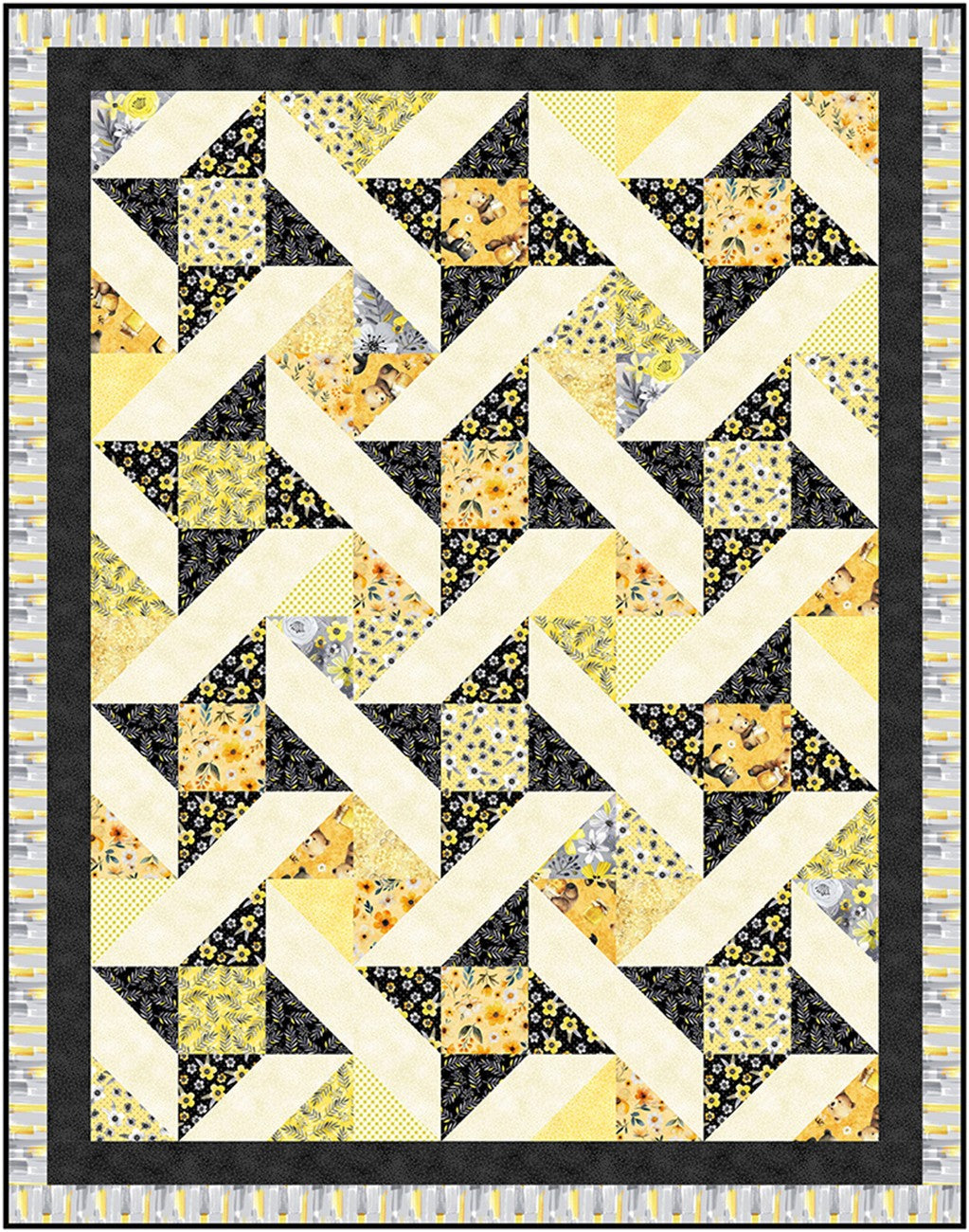 Fabric Cafe Make it Scrappy with 3-Yard Quilts
