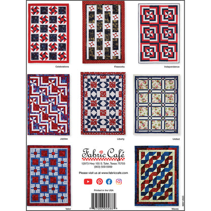 Fabric Cafe Make It Patriotic with 3-Yard Quilt