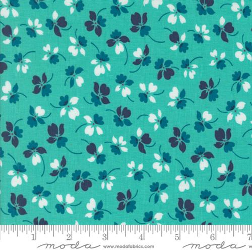 Flourish Florals (Turquoise)