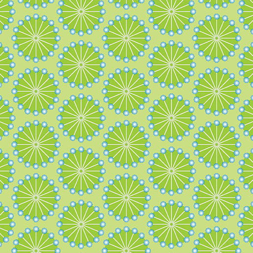 Flowerhead Pins (Green)