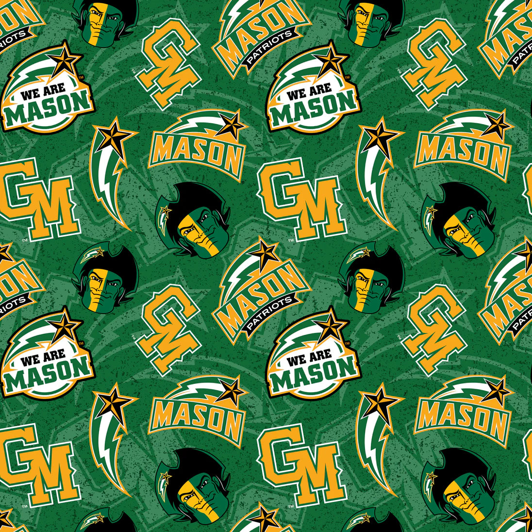 NCAA-George Mason Tone On Tone Cotton