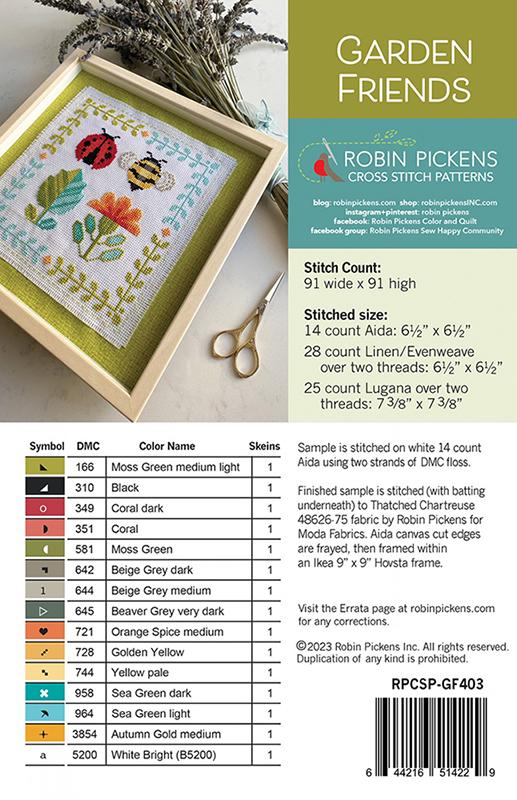 Garden Friends Pattern