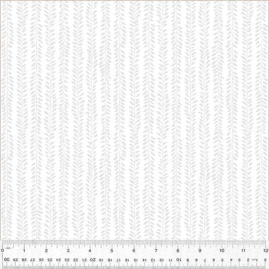 Garden Rows-White on White