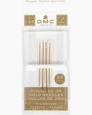 DMC Gold Embroidery Needles (No.1-5)