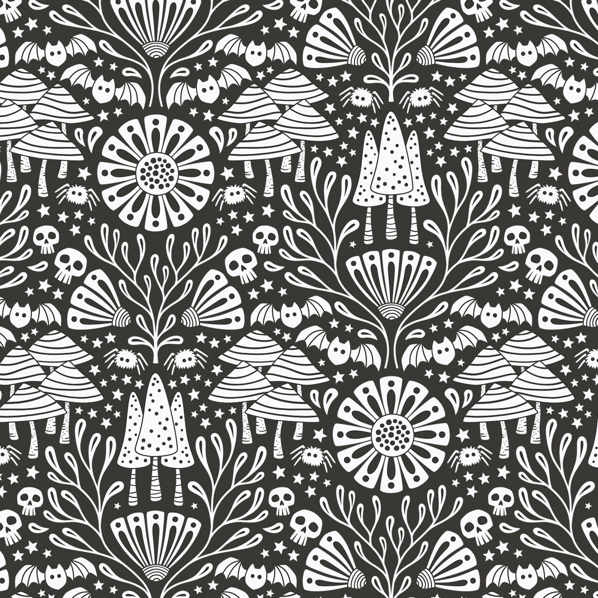 Gothic Whimsy-Gothic Forest (Black) – Cottonwood