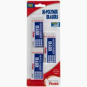 Hi-Polymer Eraser-3 pack