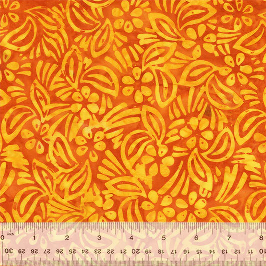 BATIK-Hibiscus (Orange)