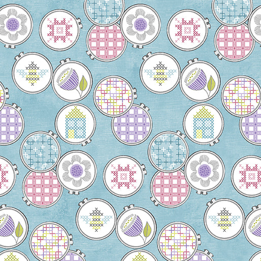 Hoops & Stitch (Turquoise)
