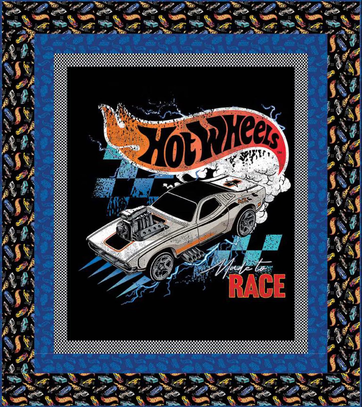 Hot Wheels Quilt Kit