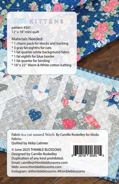 Little Kittens Mini Quilt Pattern
