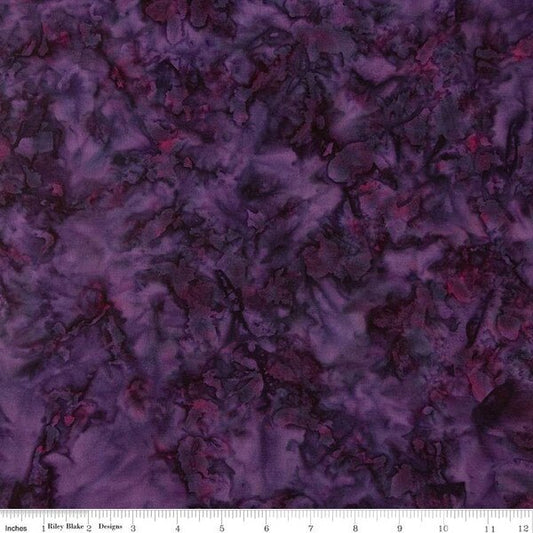 Expressions Batiks Color Play Mottled (Purple Outburst)