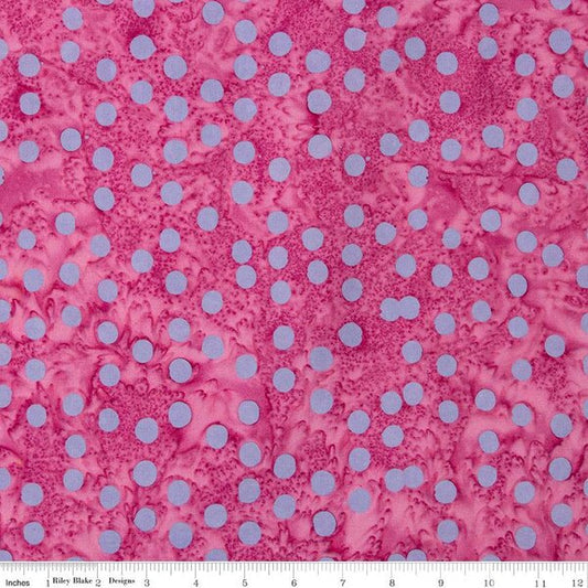 Expressions Batiks Elemental Polka Pop (Flamingo)