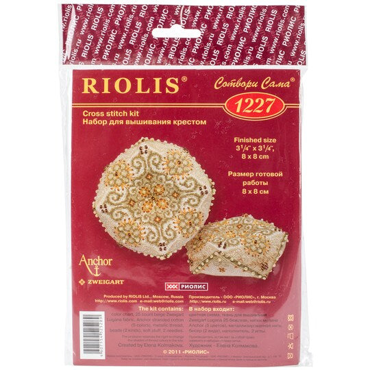 RIOLIS Counted Cross Stitch Kit-Biscornu Fantasy