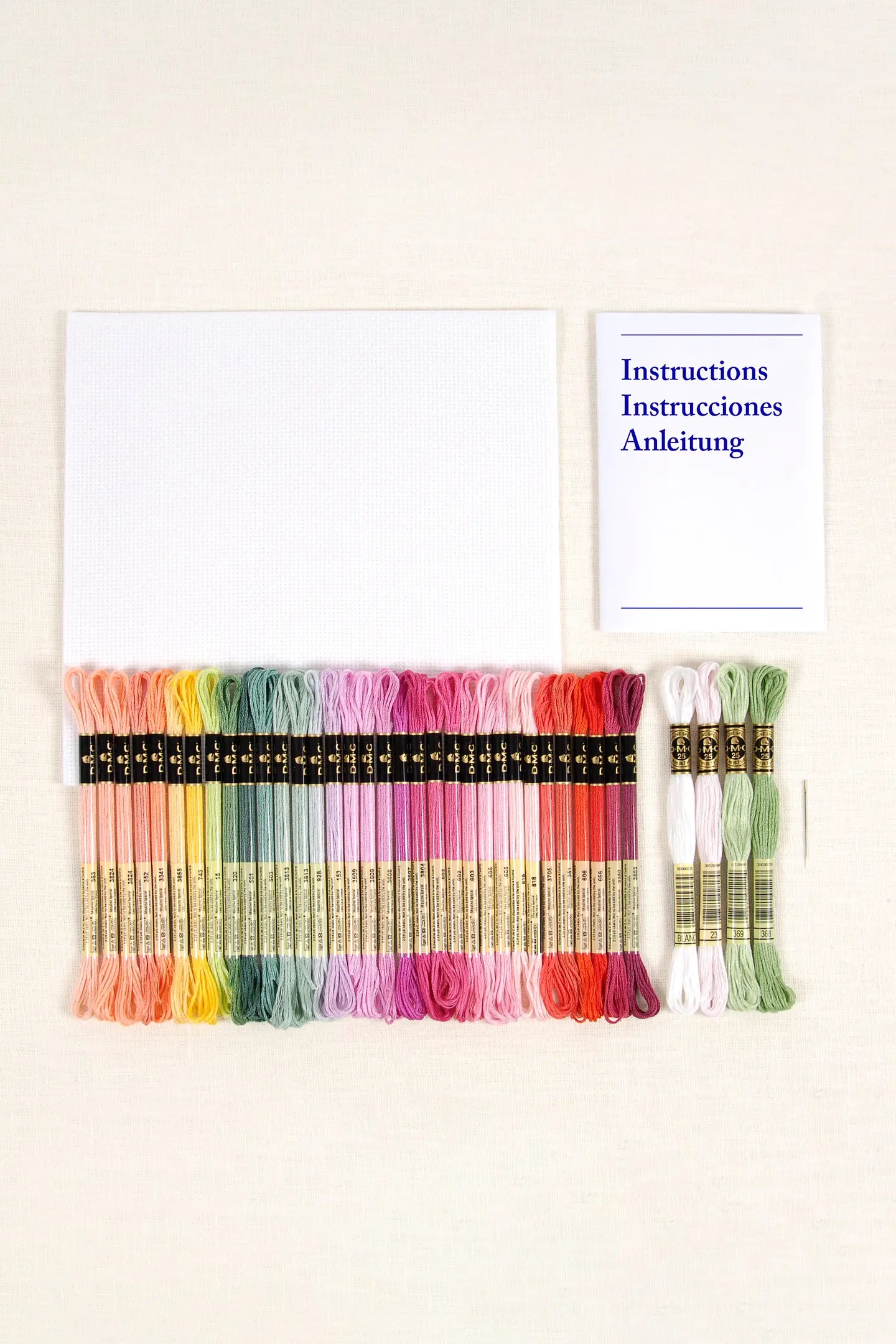 DMC Mindful Making Intermediate Cross Stitch Kit - Vintage Bouquet