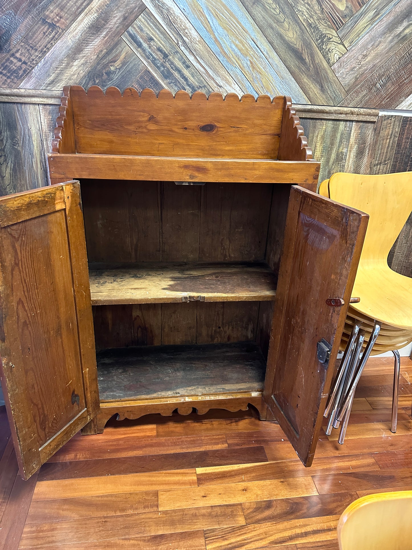 Antique Irish Chain Cabinet