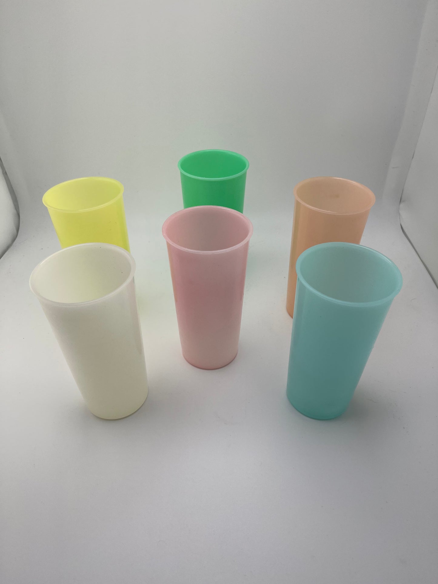 Small Tupperware Cups (set of 6)