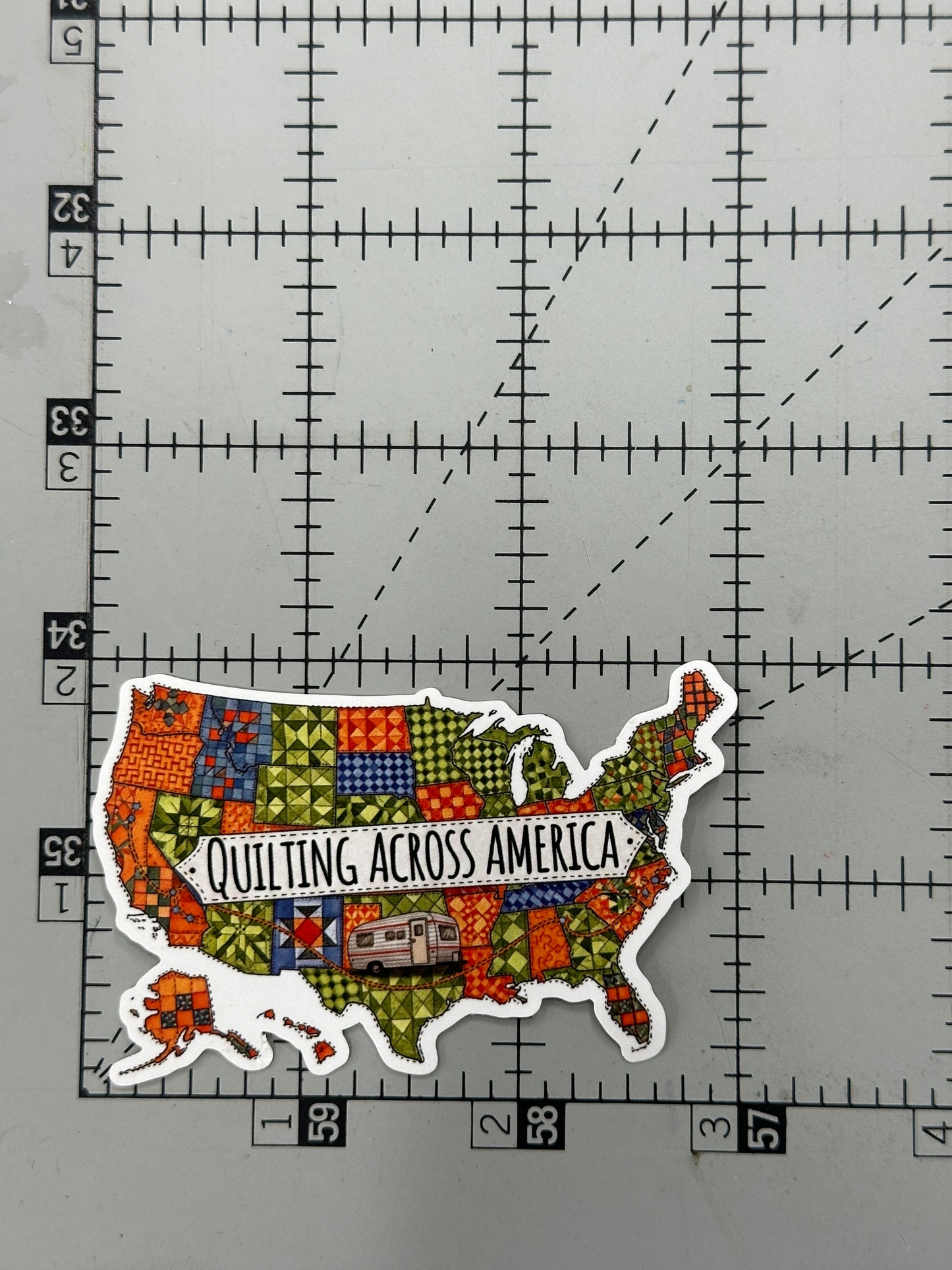 CW Stickers - US Map and Globe