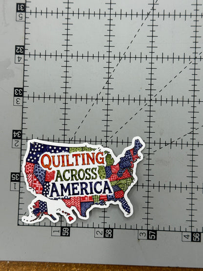 CW Stickers - US Map and Globe