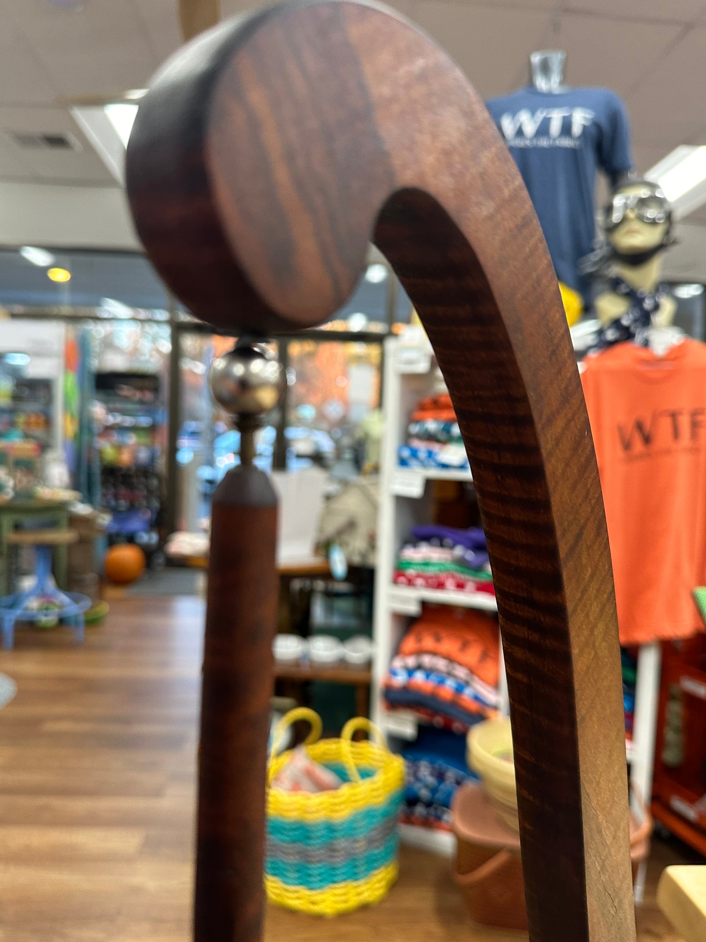 Custom Yarn Holder - Figured Maple