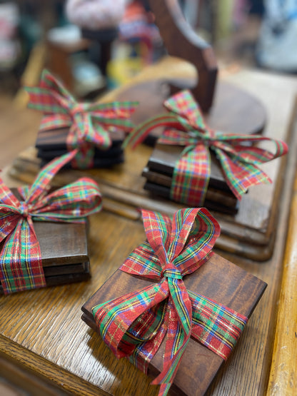 Custom Figured Maple Coasters